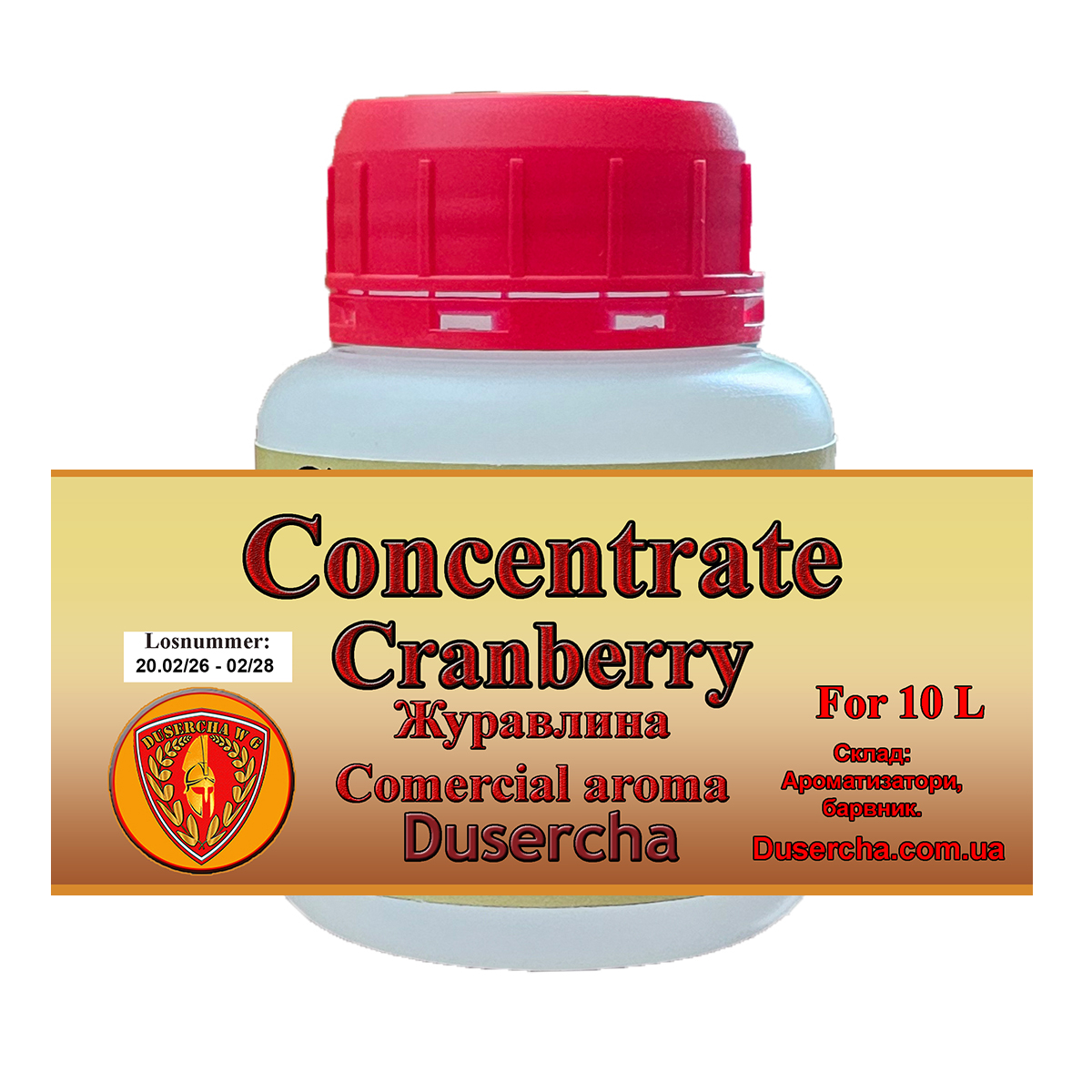 Концентрат / ароматизатор журавлинова (клюква) горілка Cranberry Comercial